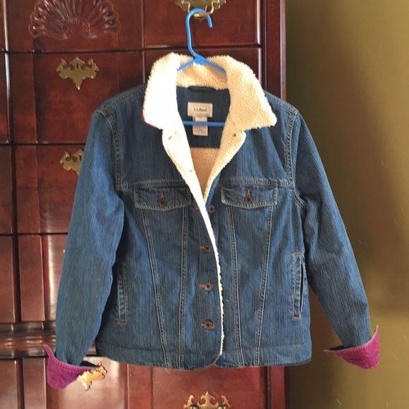 ll bean jean jacket